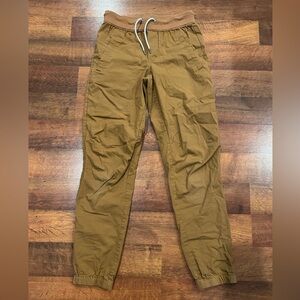 Vuori Mens Ripstop Traveler Jogger Organic Cotton Size XS Women’s Small Tan